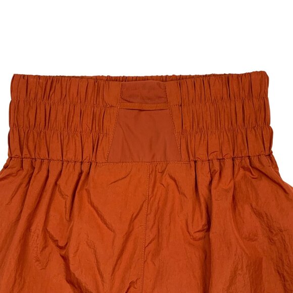 Free People FP Movement The Way Home Shorts M Orange High Rise Built In Brief - Picture 9 of 13